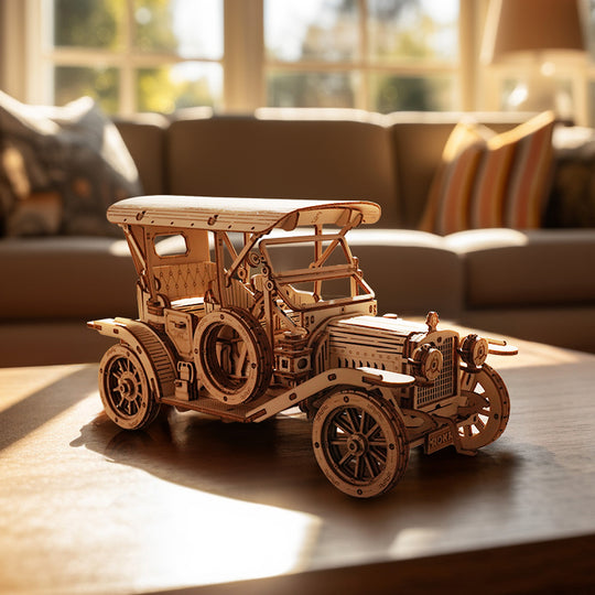 Vintage Car 3D Wooden Puzzle MC801 Rokr