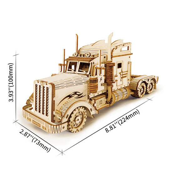 Heavy Truck Scale Model 3D Wooden Puzzle MC502 Rokr