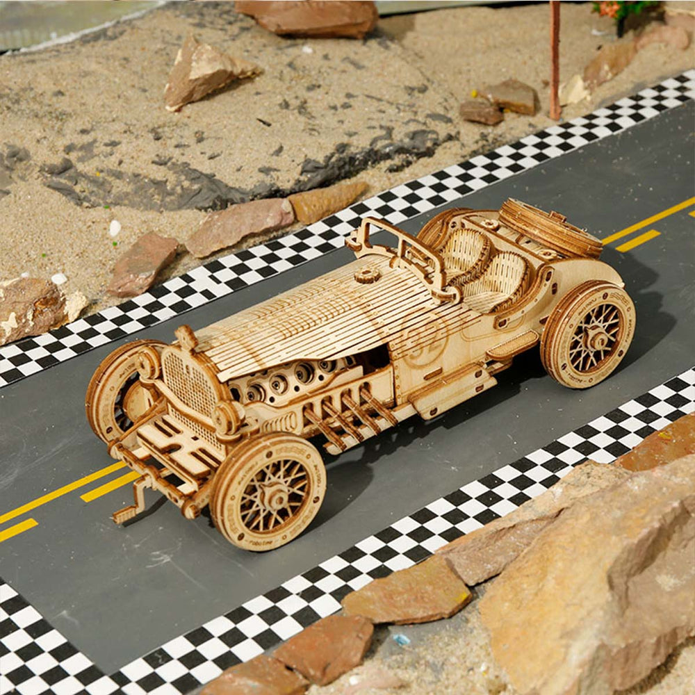 Grand Prix Car Scale Model 3D Wooden Puzzle MC401 Rokr