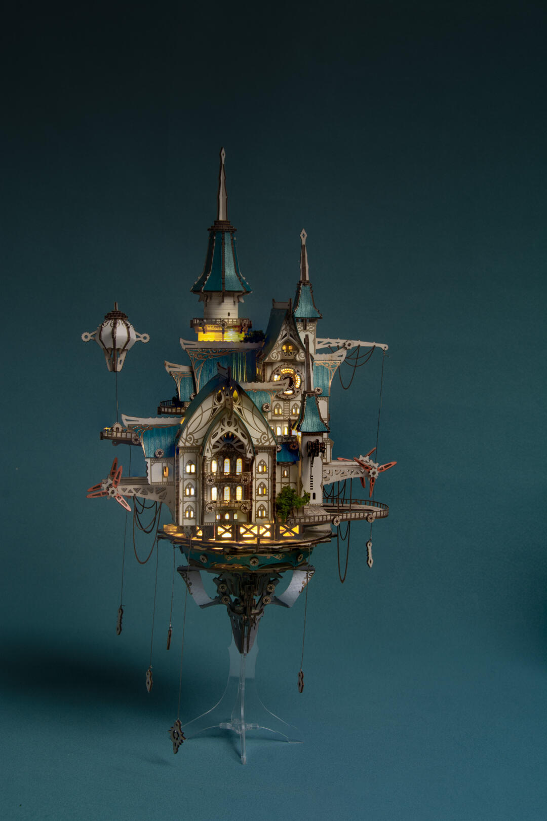 Ugeargeek Steampunk Sky City Hover Island