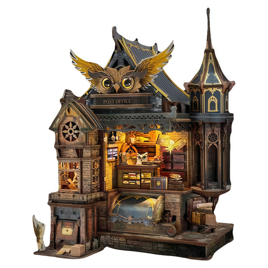 Ugeargeek Owl Post Office Wooden 3D Puzzle Display Piece