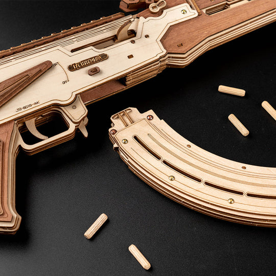 Ugeargeek AK-47 Assault Rifle Toy Gun 3D Wooden Puzzle