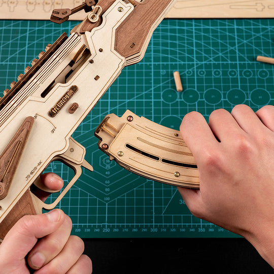 Ugeargeek AK-47 Assault Rifle Toy Gun 3D Wooden Puzzle